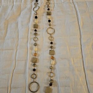 Lia Sophia Gold and Brown Necklace